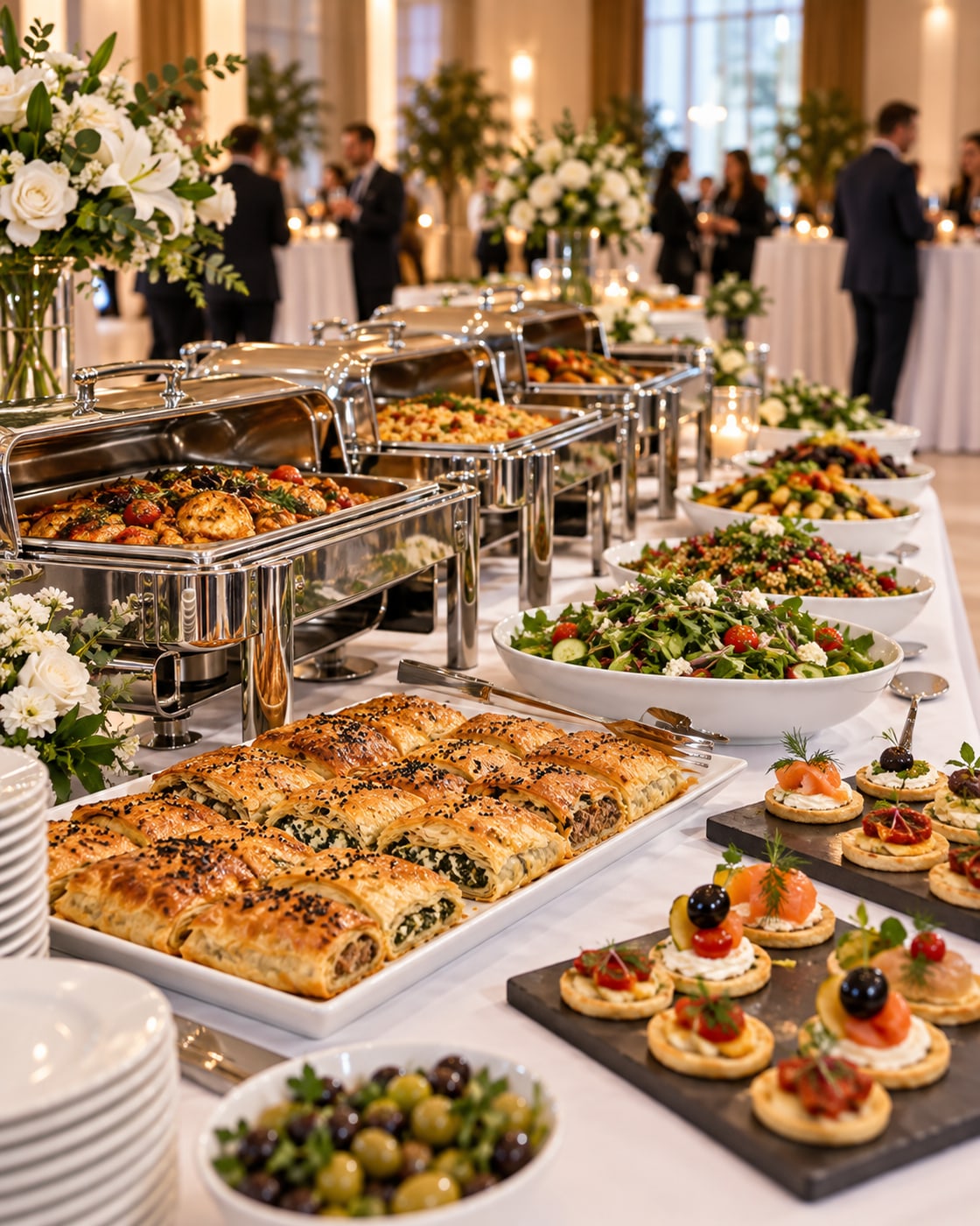 Catering organizasyonunda açık büfe servisi