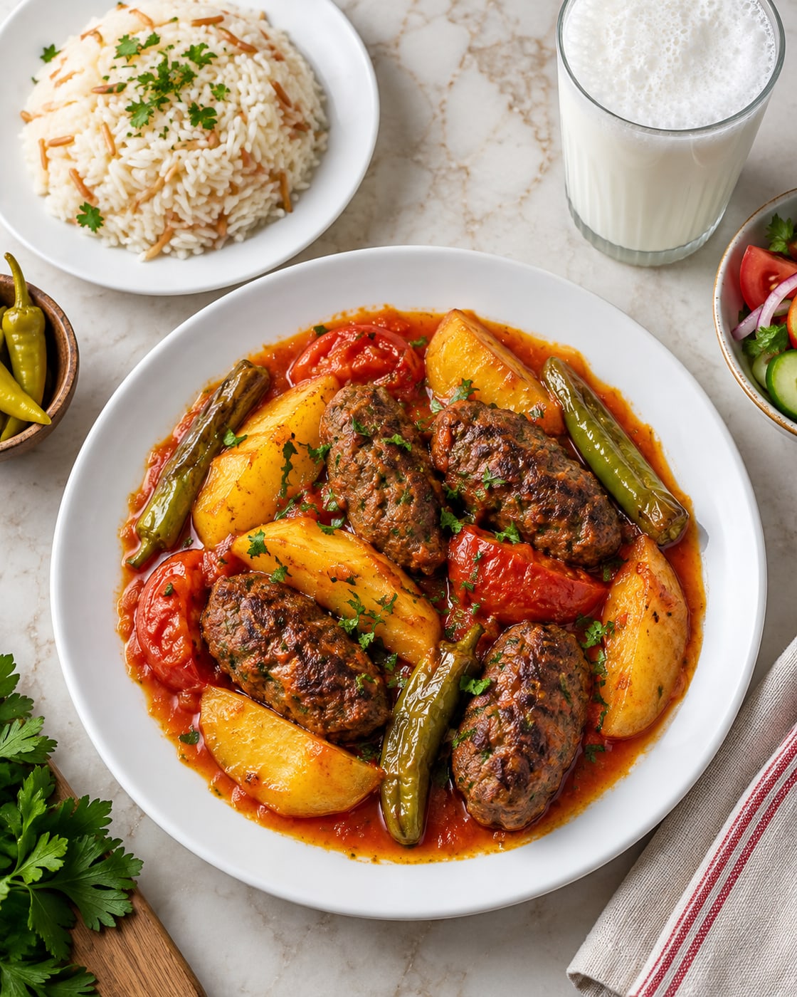 İzmir köfte tabağı
